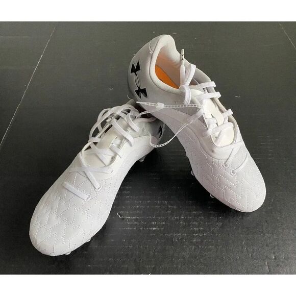 Under Armour Magnetico Select 2.0 FG Mens Size 8 White Silver 3025642-100 - Picture 1 of 10